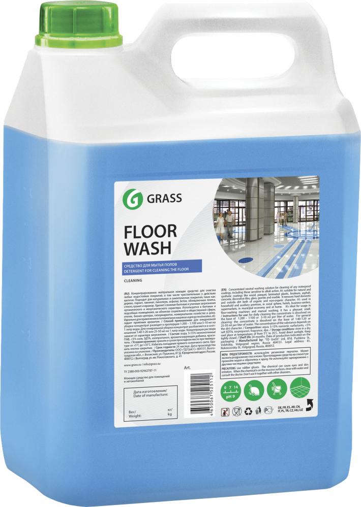 Средство для мытья пола Grass Floor Wash нейтральное 51 л