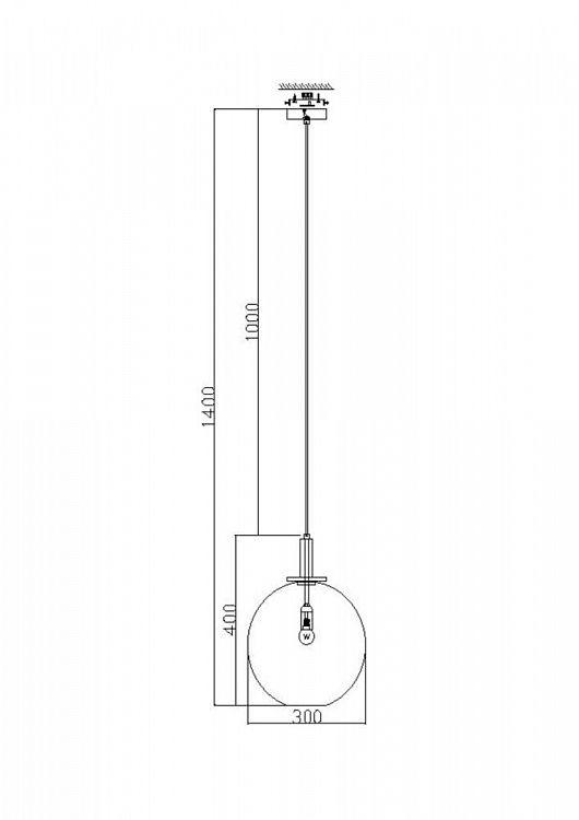 Подвесной светильник Freya Moke FR4007PL-01BT