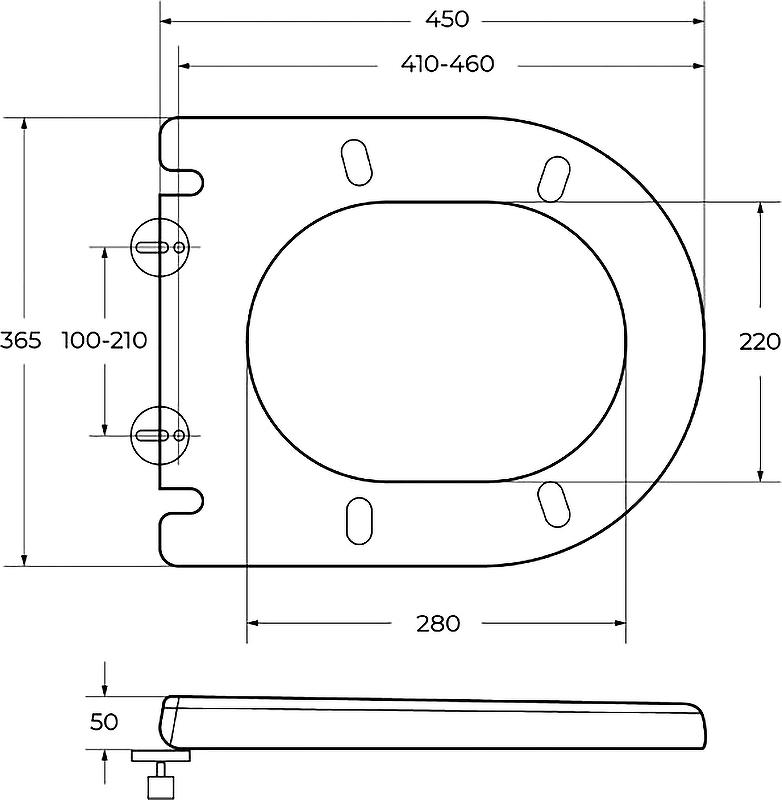 Крышка-сиденье для унитаза Cezares Stylus CZR-GN-SC с микролифтом, белый