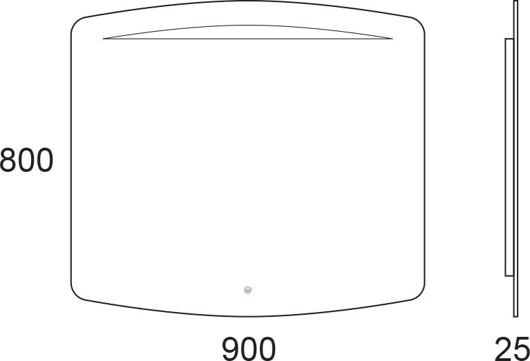 Зеркало OWL 1975 Gotland OW010400