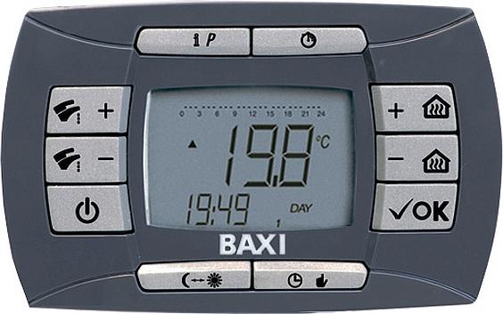 Газовый котел Baxi NUVOLA 3 comfort 280 Fi (10,4-28 кВт) с выносной панелью управления