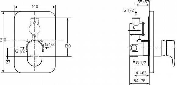 Смеситель для душа Ideal Standard Moments A3911AA, хром