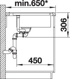 Кухонная мойка Blanco Delta II-F 523674 жасмин