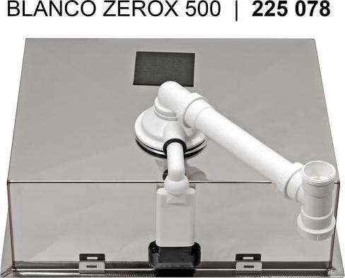 Кухонная мойка Blanco Zerox 500-U Durinox 521559