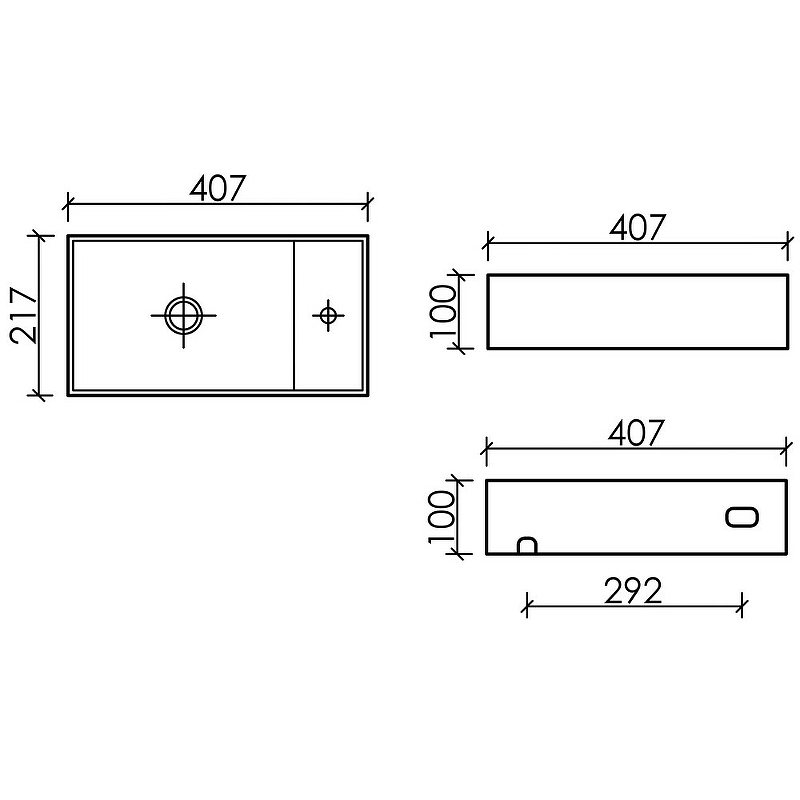 Раковина подвесная Ceramica Nova Element CN6051LMC капучино