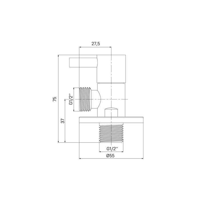 Кран подключения Iddis Optima Home 910B0Z4C2CZ хром