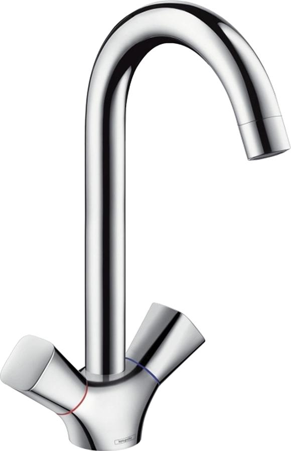 Глянцевый смеситель для кухни Hansgrohe Logis 71280000