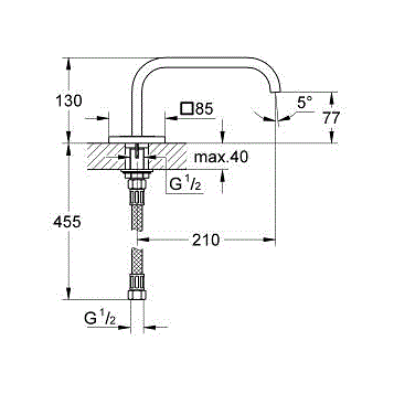 Излив Grohe Grohe 13315000