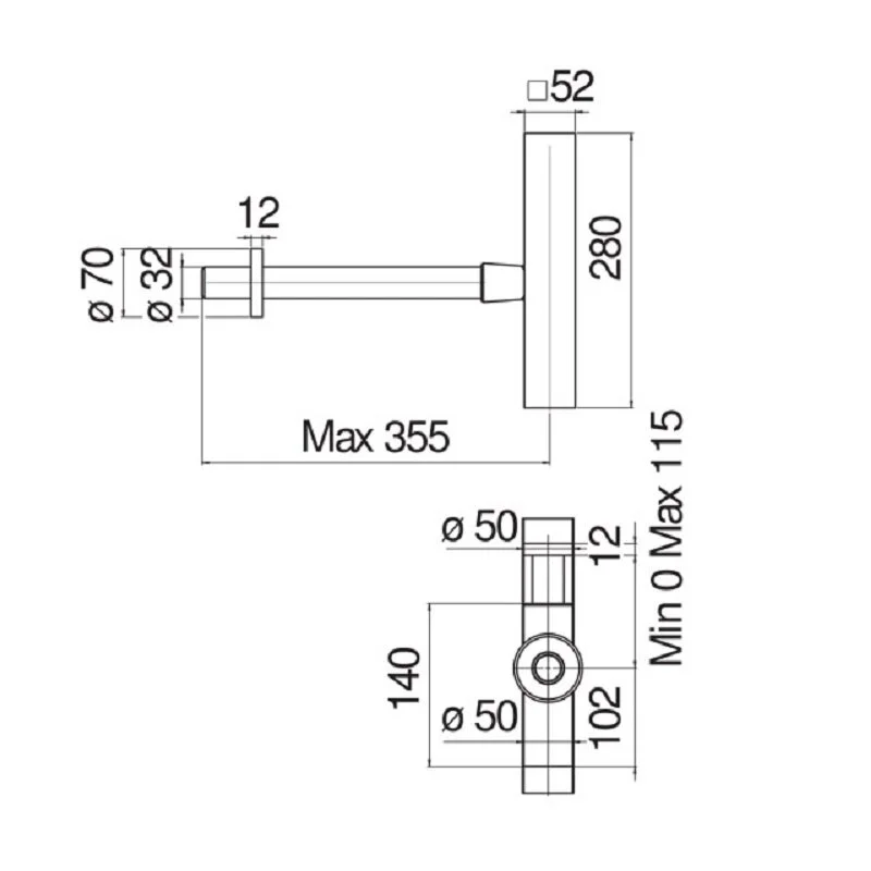 Сифон для раковины Nobili AV00102/3CR хром