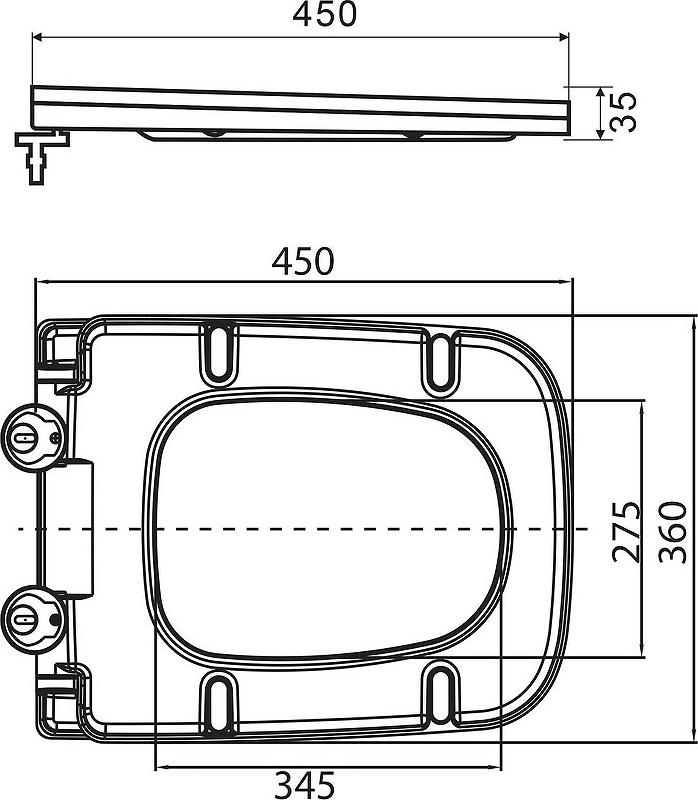 Крышка-сиденье BelBagno Ardente-C BB3202SC-MB с микролифтом, черный матовый