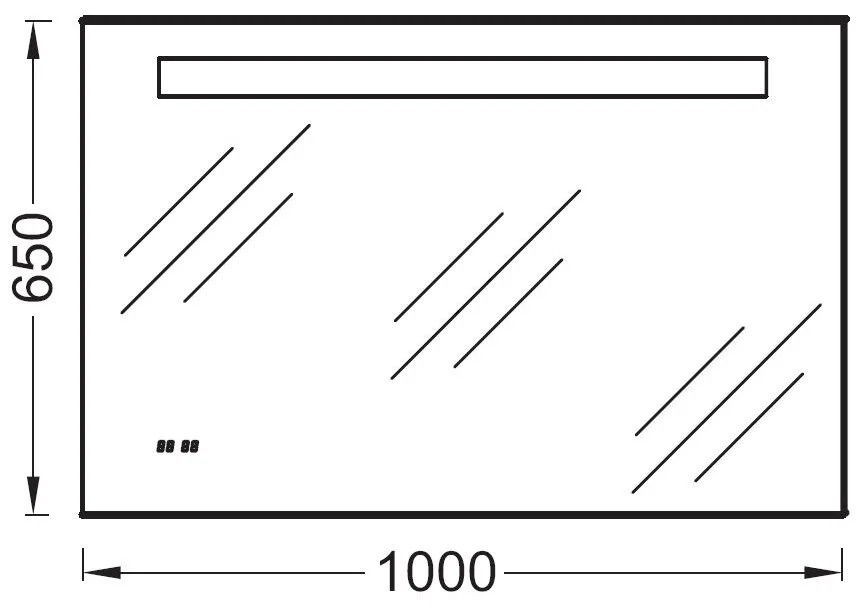 Зеркало Jacob Delafon Parallel EB1155-NF