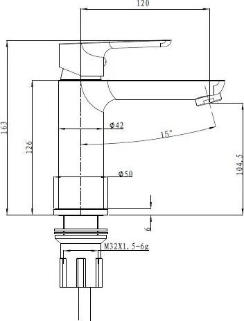 Смеситель Bien Torres BL11017101 для раковины