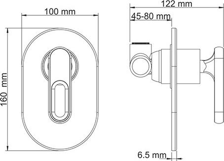 Гигиенический душ WasserKRAFT Kammel A111857, хром