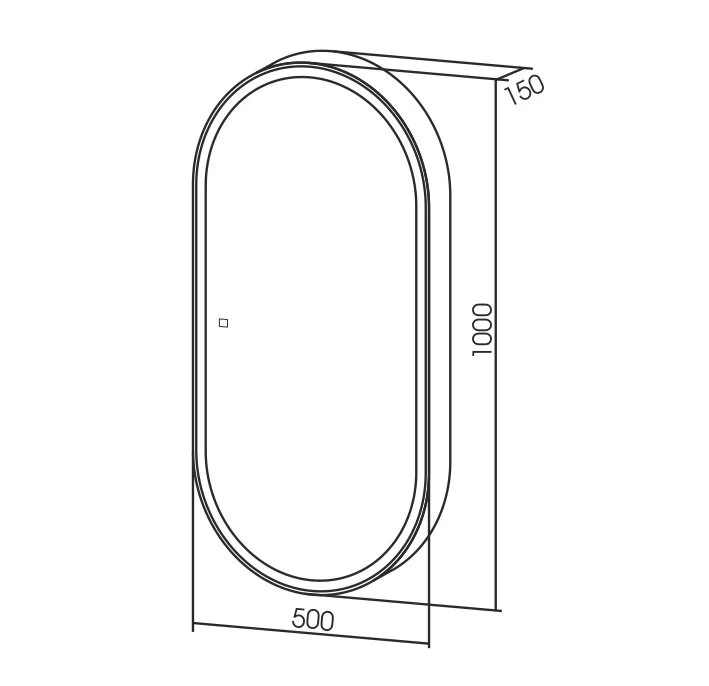 Зеркальный шкаф Silver Mirrors Soho LED-00002515 хром, белый