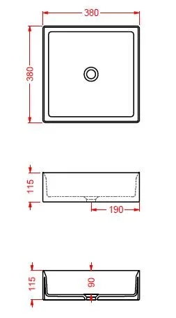 Раковина накладная ArtCeram Scalino SCL001 16 00 синий