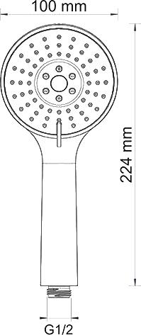 Смеситель Wasserkraft Rossel 2801 для ванны