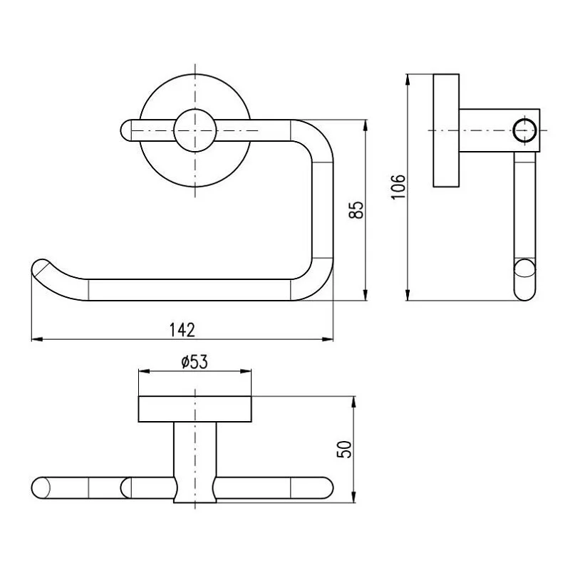 Держатель туалетной бумаги Rav-Slezak Colorado COA0401Z золото