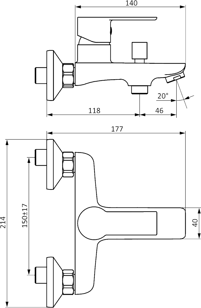 Комплект для ванной STWORKI Хельсинки HFSG97000 + HFHS10000 + HFHS02100 + HFHS02100