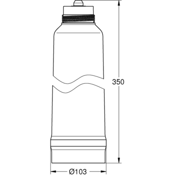 Фильтр Grohe Blue L-Size 2500 л. без насадки 40412001