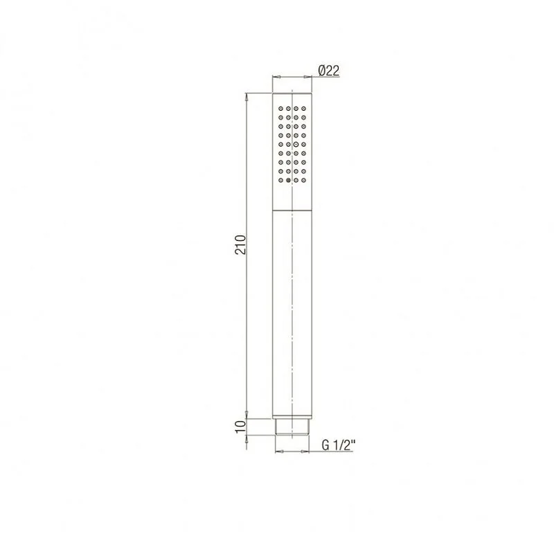 Душевая лейка Paini Tonda 53PJ155AS золото