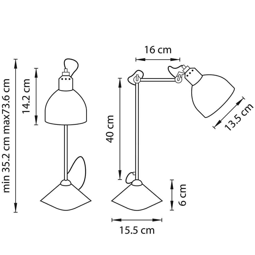 Настольная лампа Lightstar Loft 865916