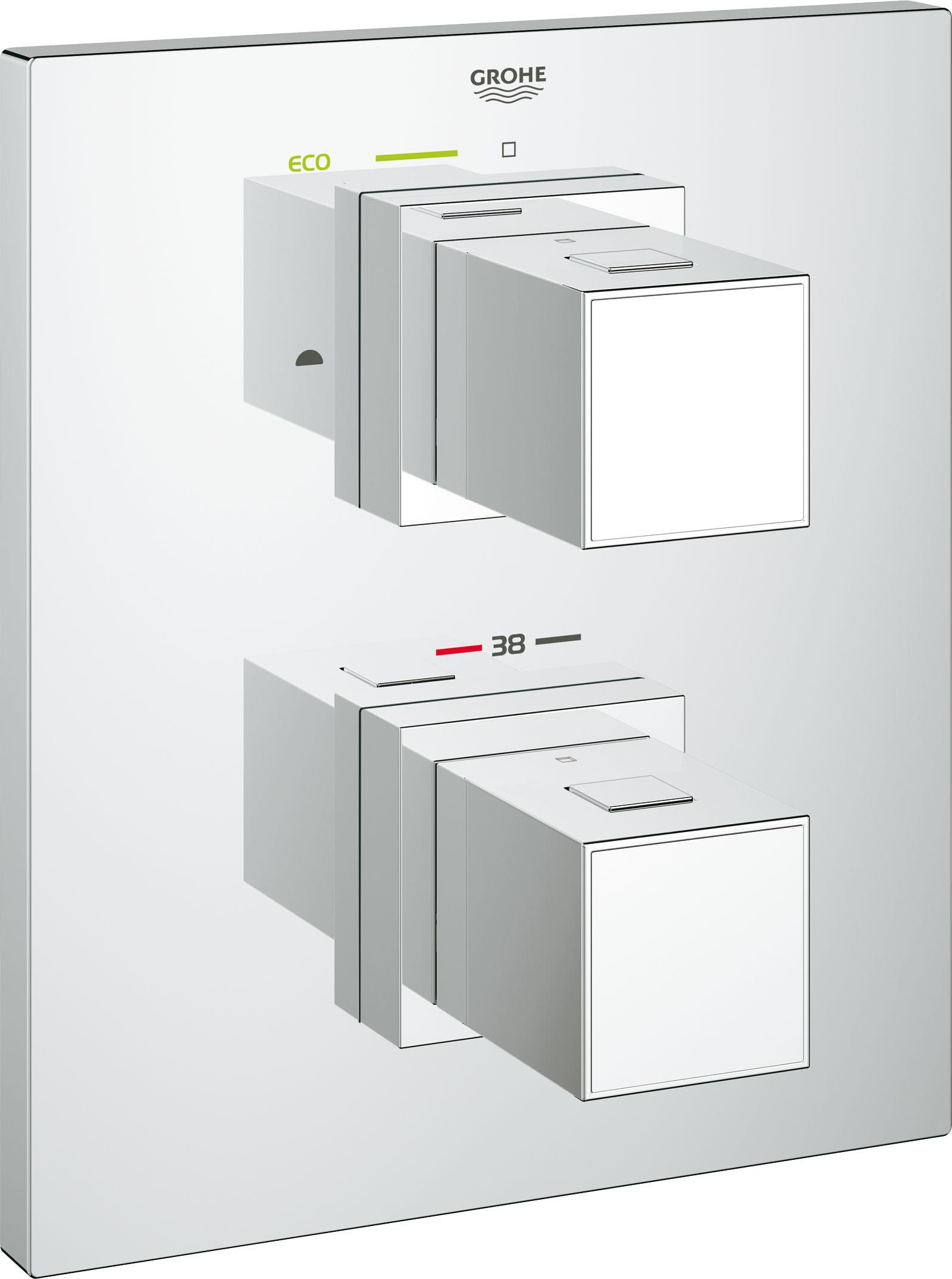 Смеситель для ванны с душем Grohe Grohtherm Cube 19958000