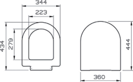 Крышка-сиденье VitrA S50 72-003-309 с микролифтом, белый, петли хром