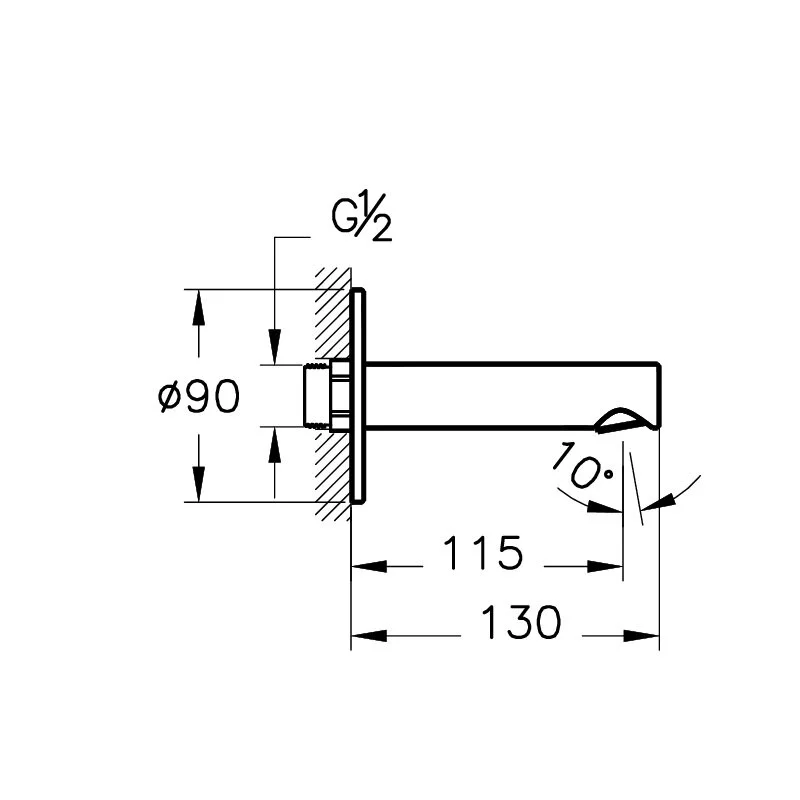 Душевая система VitrA Origin A49284EXP черный