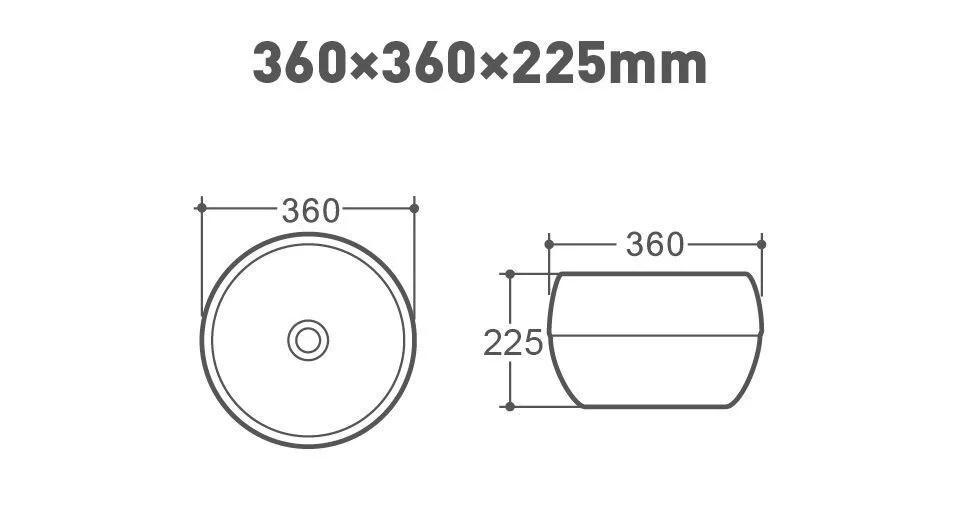 Раковина накладная Art&Max AM3510 белый