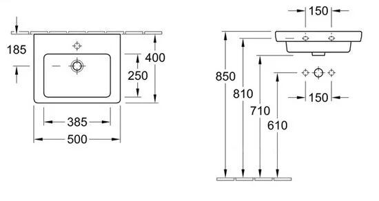 Раковина Villeroy&Boch Subway 2.0 73155001