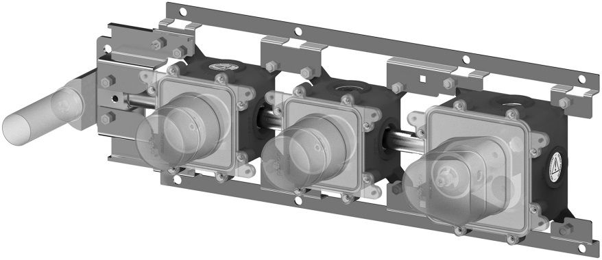 Скрытая монтажная часть для смесителя Paffoni Modular Box MDBOX000