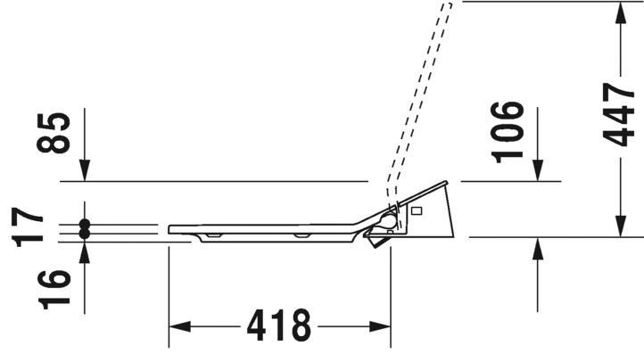 Крышка-биде Duravit SensoWash Slim 611400002000300 для P3 Comforts