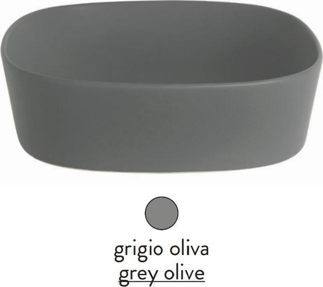 Раковина 42 см ArtCeram Ghost GHL001 15 00 grigio oliva*0