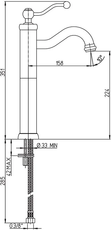 Смеситель для раковины Paini Duomo 88CR211LLSSR хром