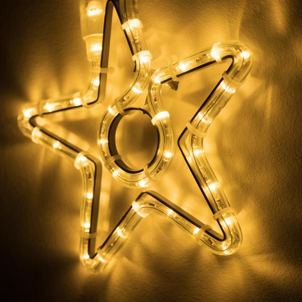 Светодиодная фигура Ardecoled Звездочка ARD-Star-M4-200X220-36Led Warm 034250