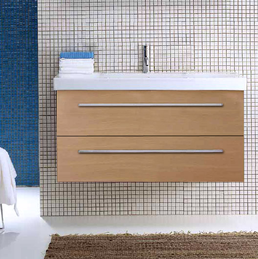 Тумба с раковиной Berloni Bagno Squared SQ BS11 401