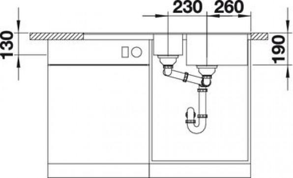 Кухонная мойка Blanco Metra 6 S-F 519113 антрацит