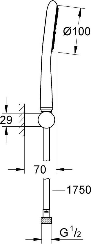 Душевой гарнитур Grohe Rainshower Icon 27381000gh