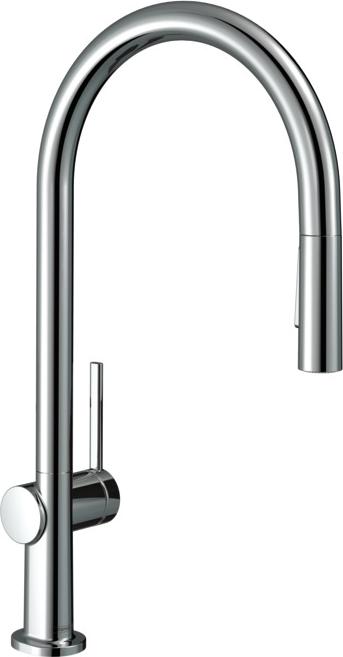 Смеситель с выдвижной лейкой Hansgrohe Talis 72800000