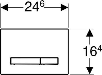 Кнопка смыва Geberit Sigma 50 115.788.JM.2, сланец mustang