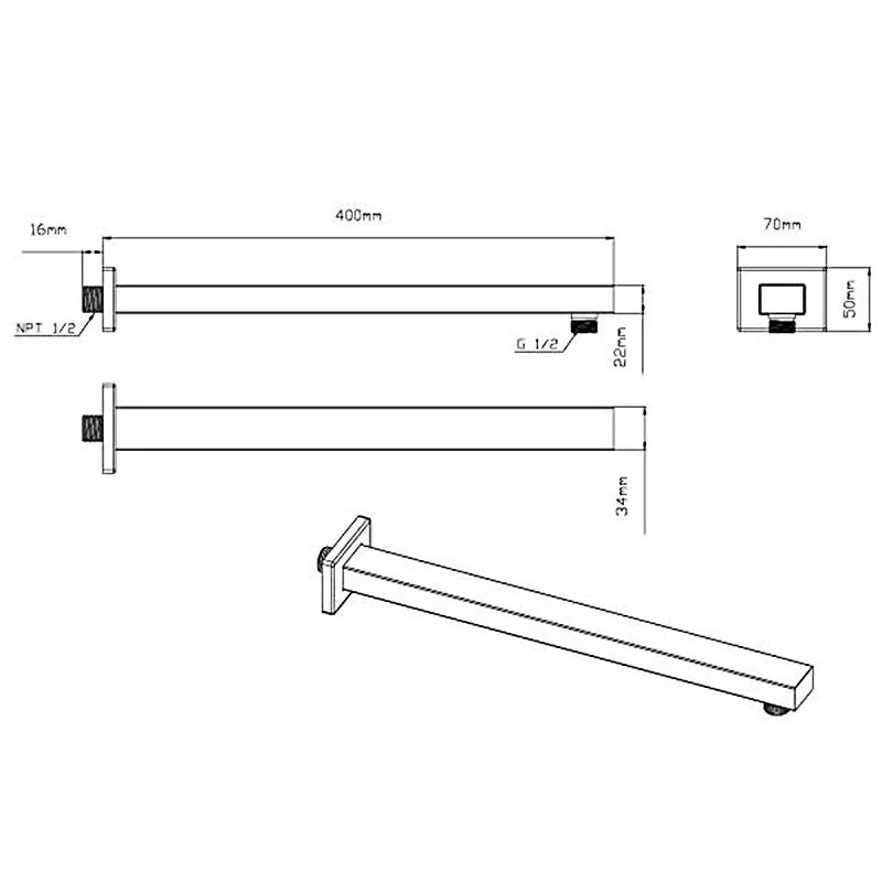 Душевая система Vincea VSFW-321MT1GM серый