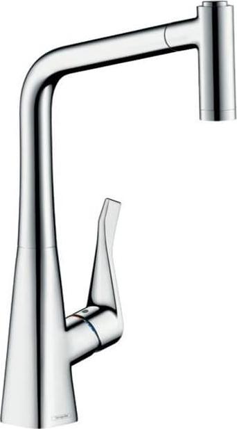 Смеситель для кухни Hansgrohe Metris 73801000, хром