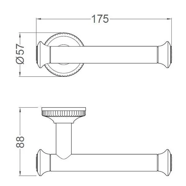 Держатель туалетной бумаги Schein Superior 7066028 хром