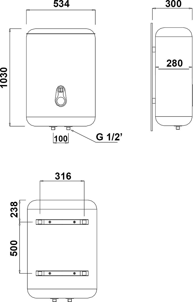 Водонагреватель Nofer SC 80