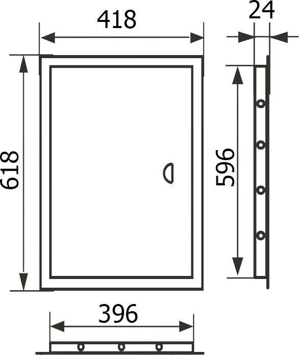 Настенный люк Evecs Л4060Р