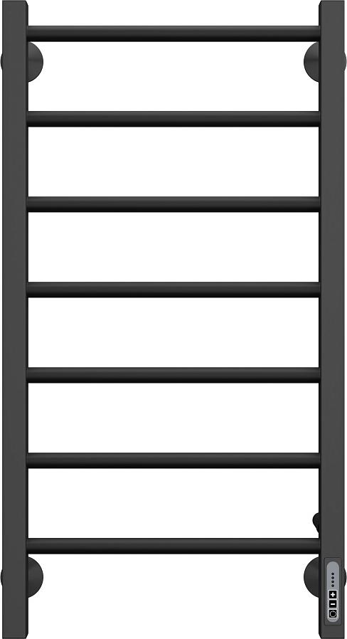 Полотенцесушитель электрический Larusso Феличия П7 40x80 9005 4670078536679, черный
