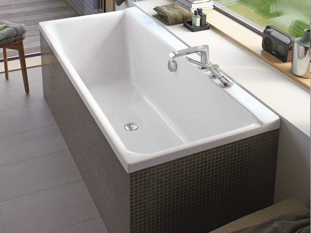 Акриловая ванна Duravit P3 Comforts SX 700373 L 170х70 700373000000000+790100000000000