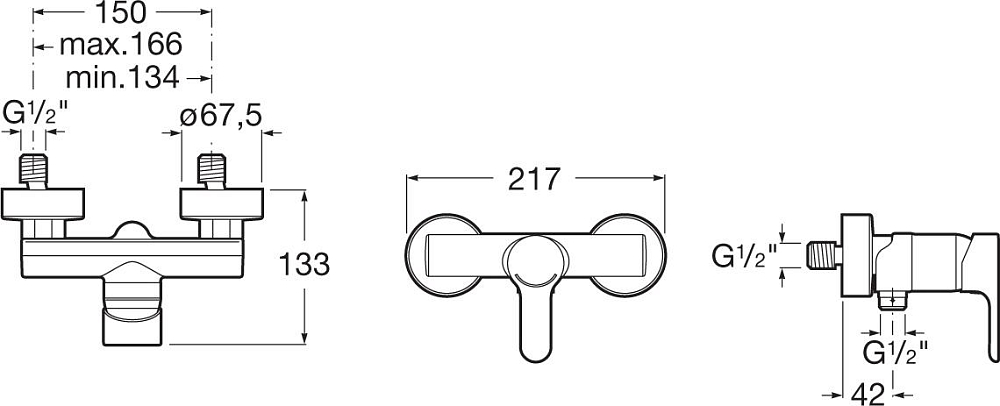 Смеситель Roca L20 5A2109C00 для душа