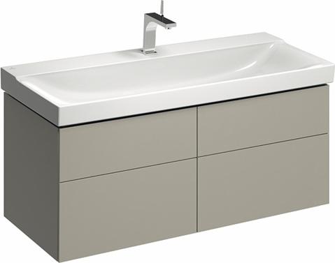 Тумба под раковину 120 см Geberit Xeno² 500.518.00.1, серый