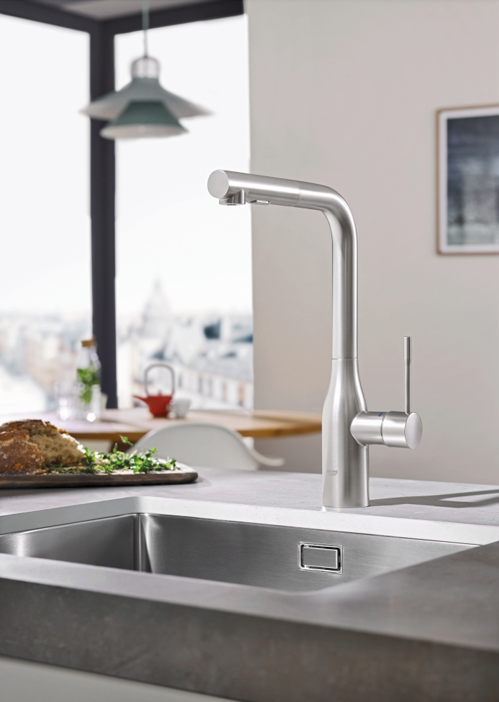 Смеситель для кухонной мойки Grohe Essence 30270DC0 суперсталь